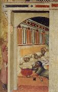 Ambrogio Lorenzetti St. Nikolaus-barmhartighetsgarning oil